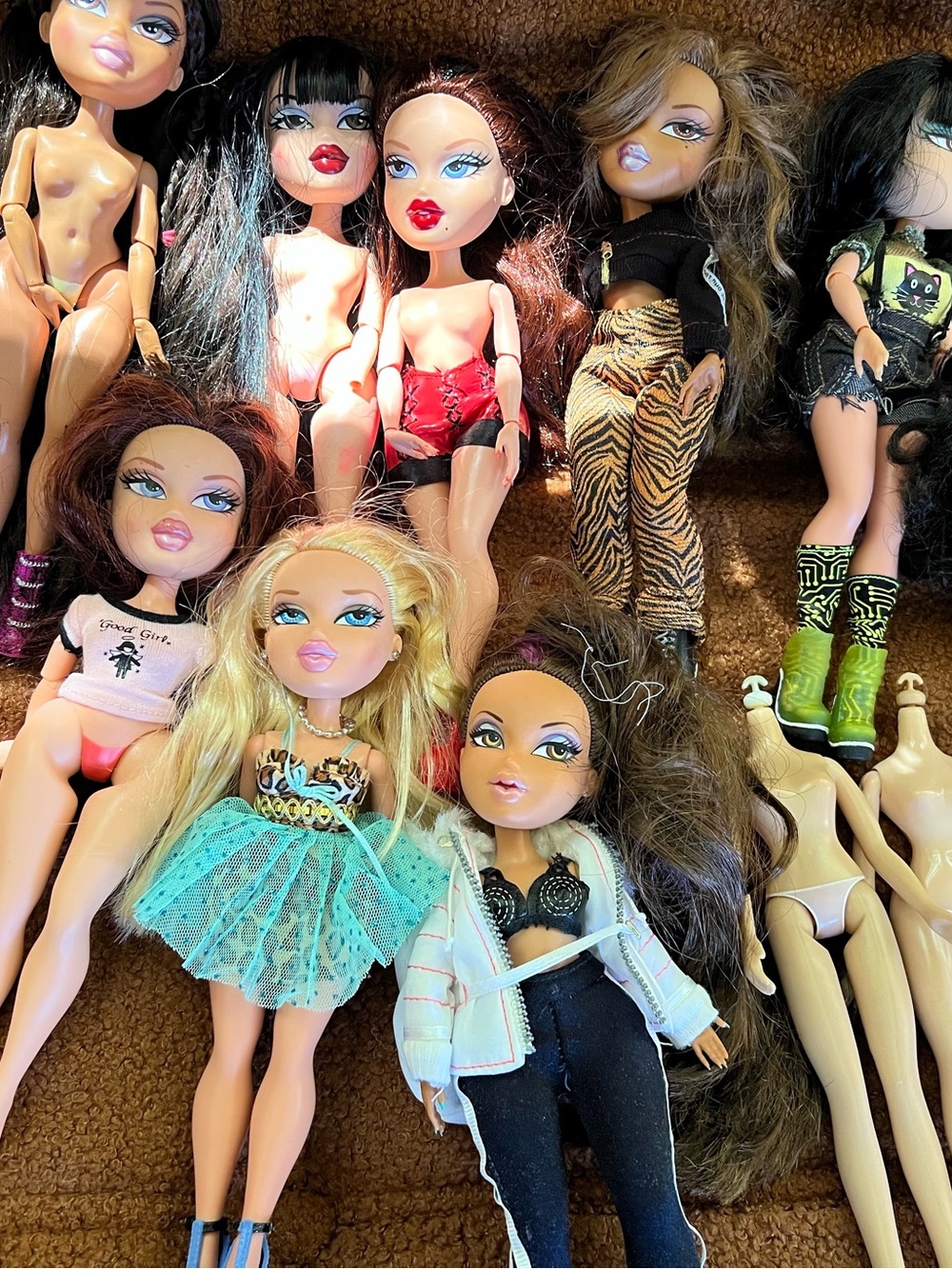 Rebodied Bratz dolls